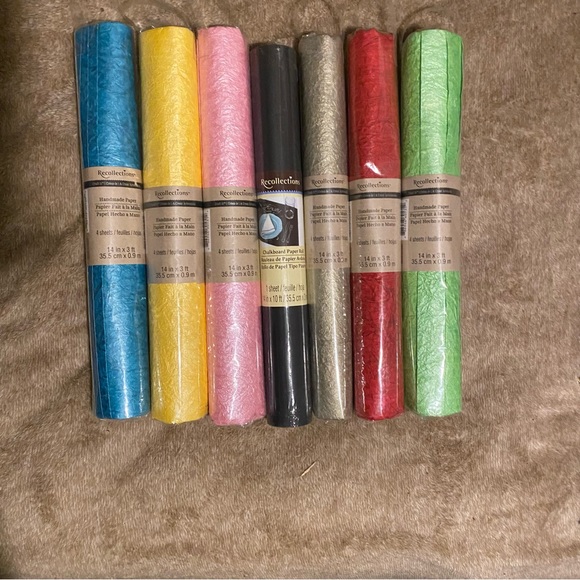 Other - Handmade paper and chalkboard paper roll